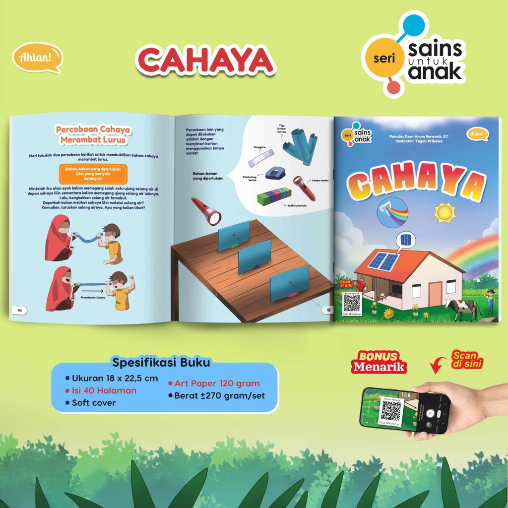 Buku Pengetahuan Anak : Paket Seri Sains untuk Anak (Penerbit Ahlan)