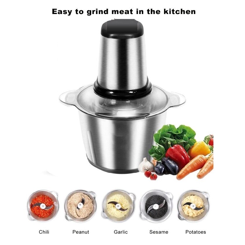 [ Cinicini ] Blender Daging Stainless 4 mata pisau