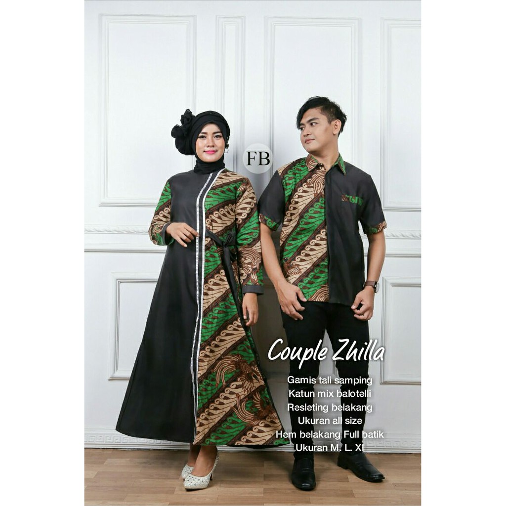 GROSIR BATIK GAMIS COUPLE ZHILLA