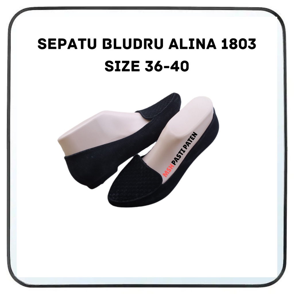 Flatsoes bludru ori alina 1803 ukuran 36-40 Sepatu wanita Sepatu formal