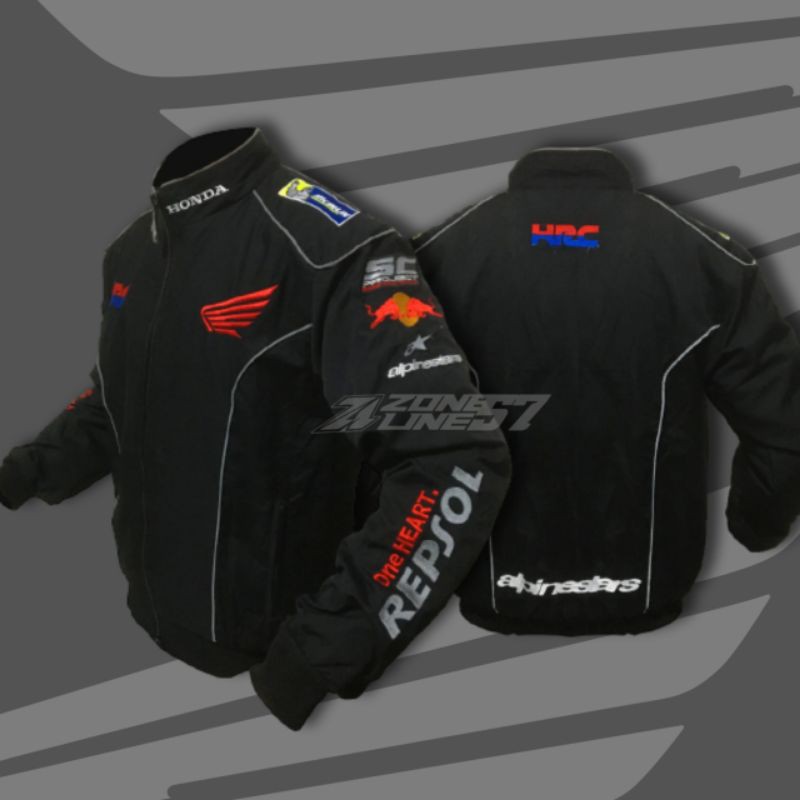 Jaket motor honda repsol touring biker sunmori