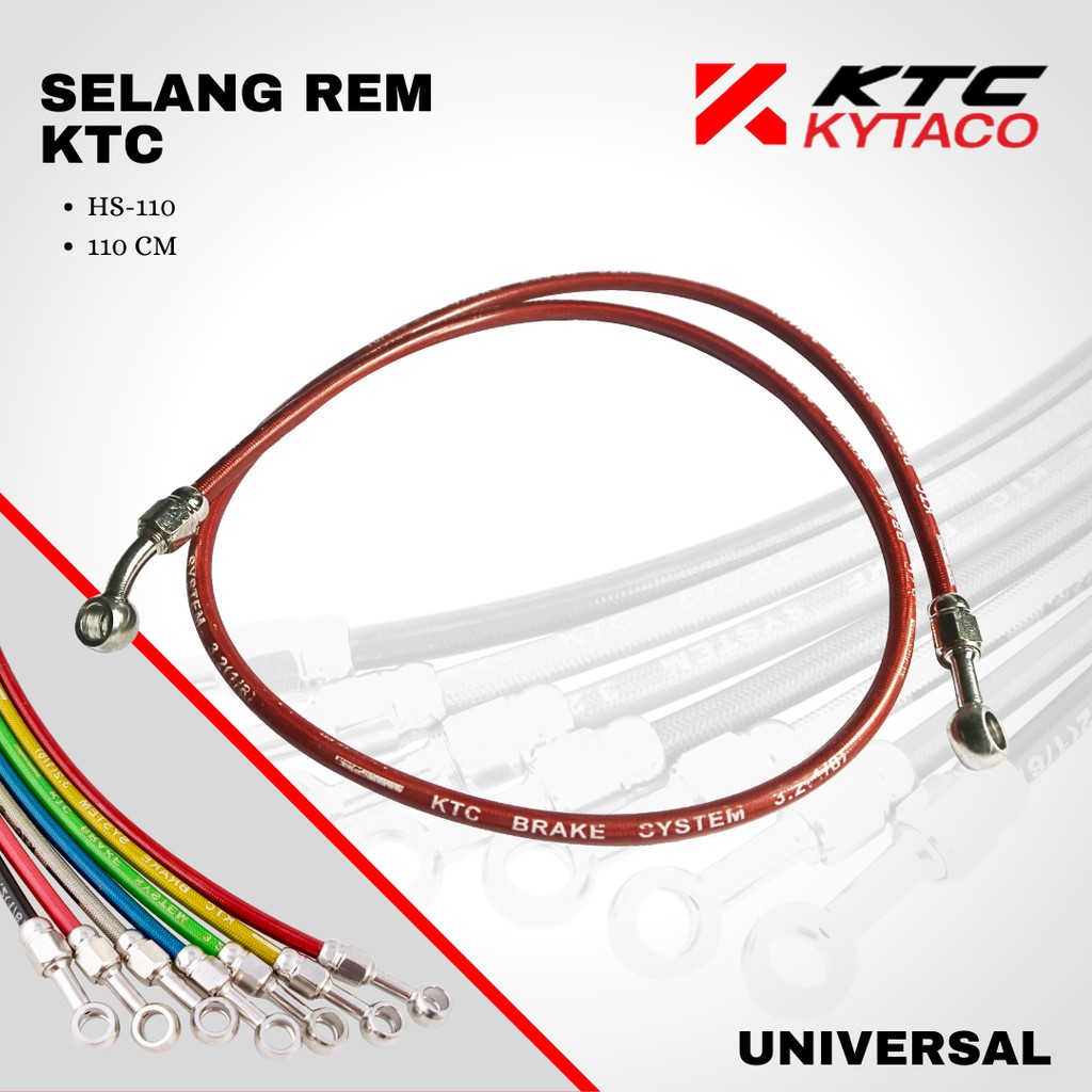 Selang slang rem 110 cm HS 110 KTC KYTACO NMAX DEPAN