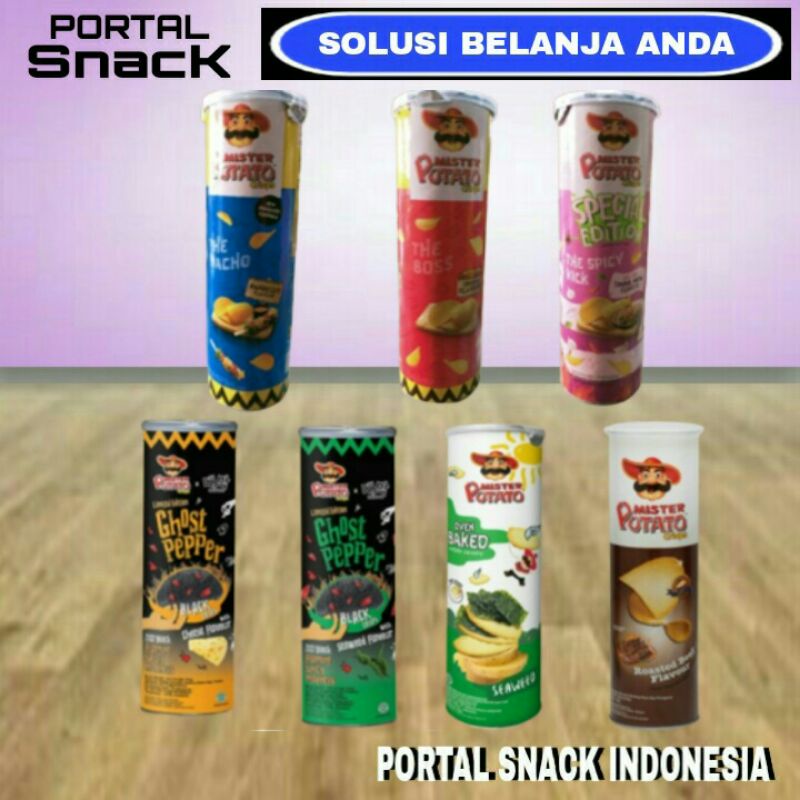 

MISTER POTATO Keripik kentang 85-100gr