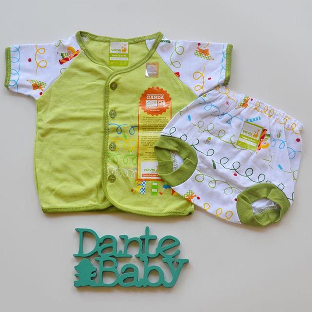 Baju pendek Velvet Junior