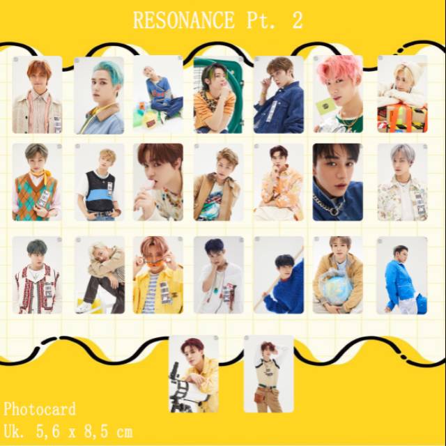 Photocard NCT 2020 Resonance part 2 | 1 set isi 23