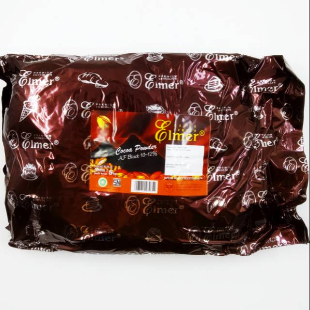 

ELMER Premium Cocoa / Coklat Powder African Black ( 10% - 12% ) 5 Kg