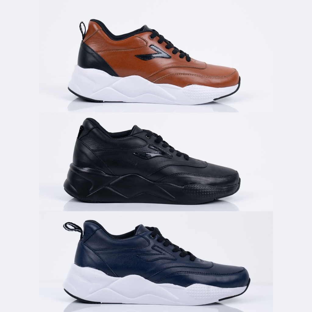 SEPATU SNEAKERS PRIA AREGON HYDRA KULIT ASLI ORIGINAL