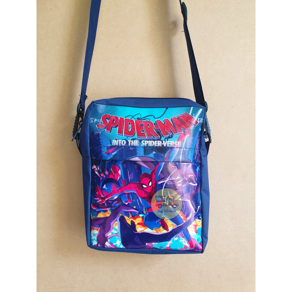 Tas Anak selempang anak / sling bag anak / tas anak karakter mobile legend free fire spiderman squid game murah 1KG = 1 LUSIN/12PCS