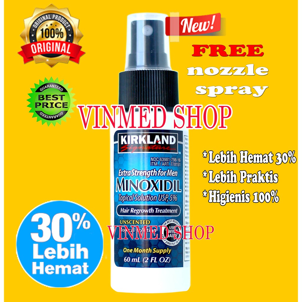 Minoxidil nozzle spray kirkland signature