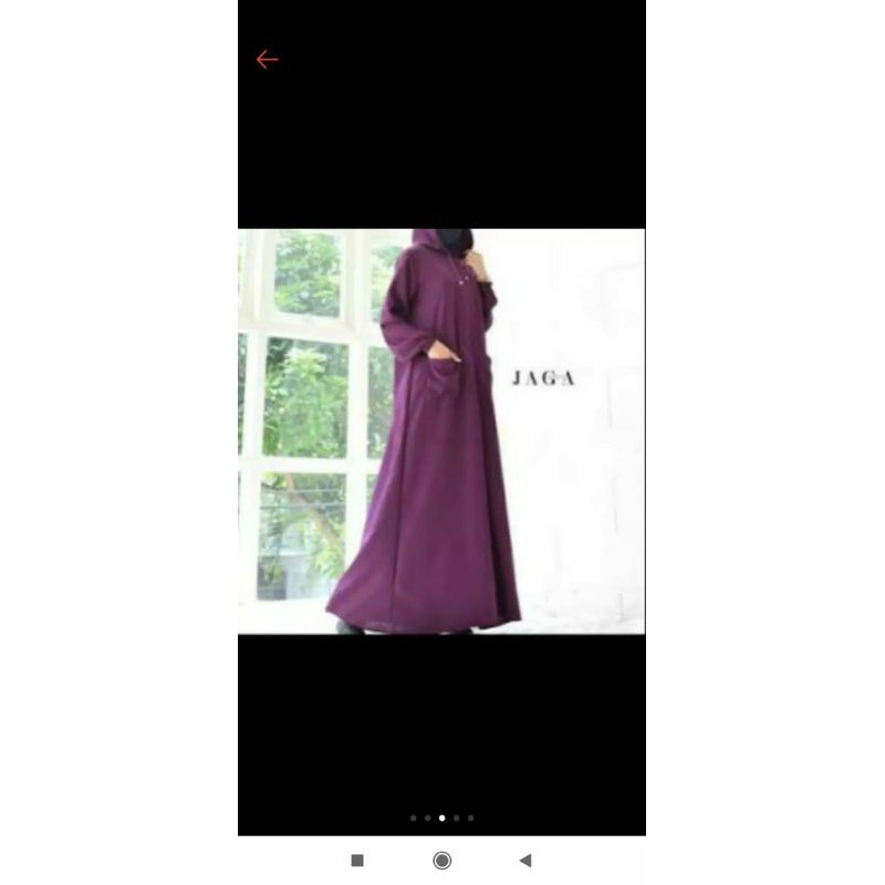 hazmat APD baju pelindung APD model gamis bahan mayer