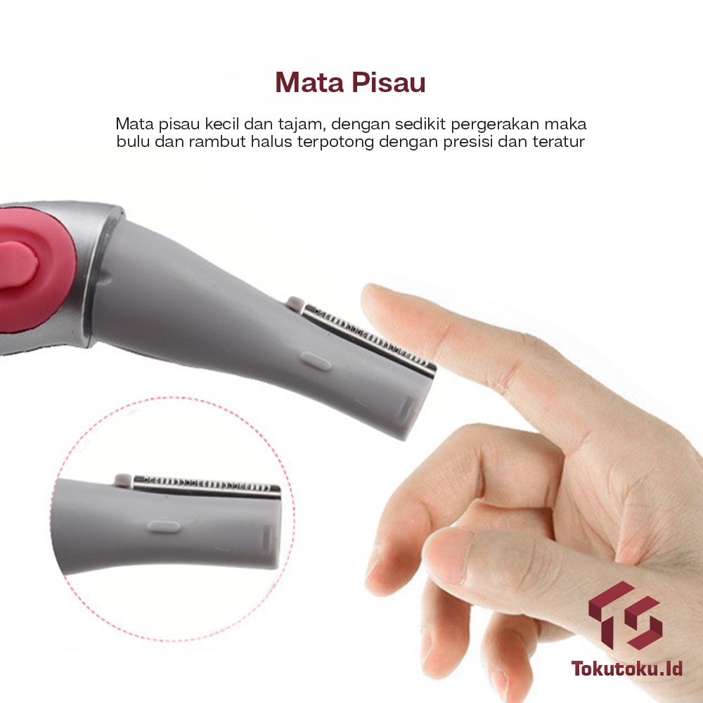 Alat Cukur Rambut Kemaluan Penghilang Bulu Rambut Pria Wanita Elektrik Bikini Hair Remover And Trimmer