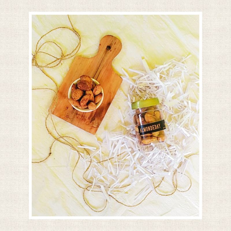 

ALMONDEDAY -- ALMOND PANGGANG CANGKANG RASA BUTTER MILK KEMASAN TOPLES MINI