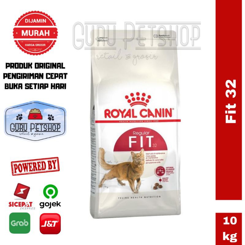 Royal Canin Fit 32 10kg Freshpack Makanan Kucing Fit 32 Royal Canin