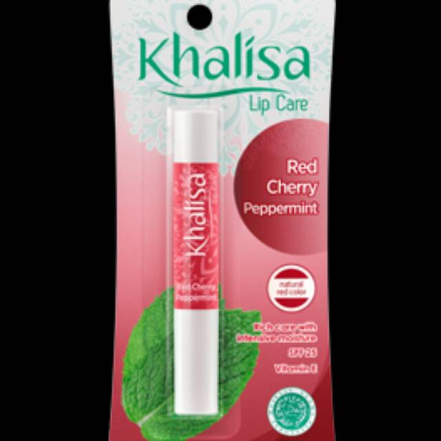 Khalisa lip care red cherry peppermint