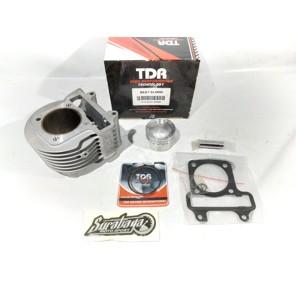 Block Seher Block Mesin Cylinder Block Bor Up TDR Beat Karbu 54.5 mm 130cc