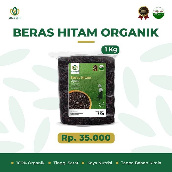 

Asagri Asagri Beras Hitam Organik 1 kg