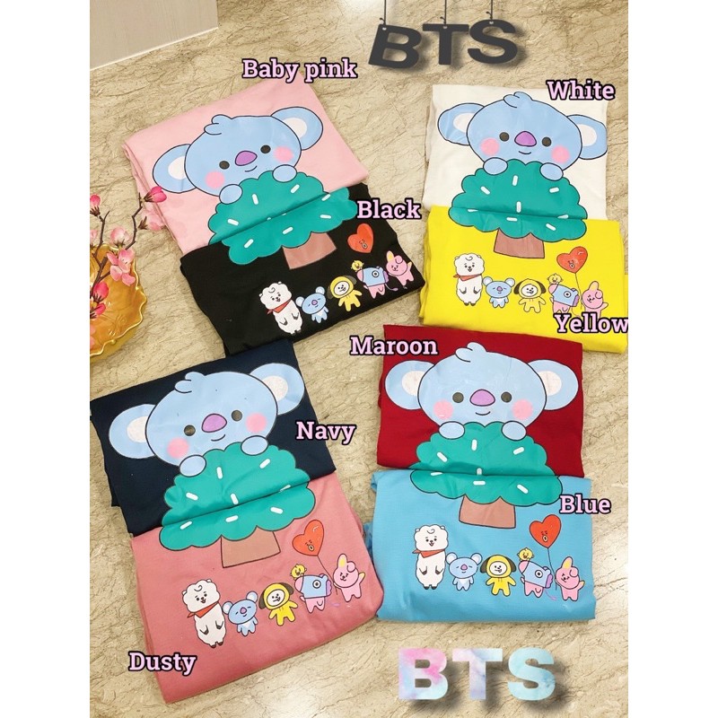 DAMAI fashion jakarta - baju atasan kaos lengan panjang wanita KOYA KOYA bts - konveksi murah