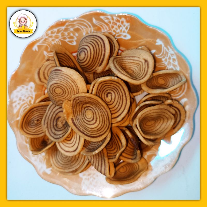 

Makanan Ringan Kue Kering Contong | Kuping Gajah Manis Renyah Cod - Intar Snack