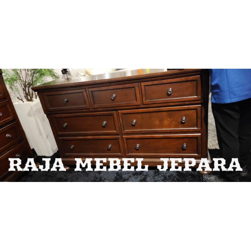 Bufet minimalis jati jepara, bufet minimalis laci furniture jepara
