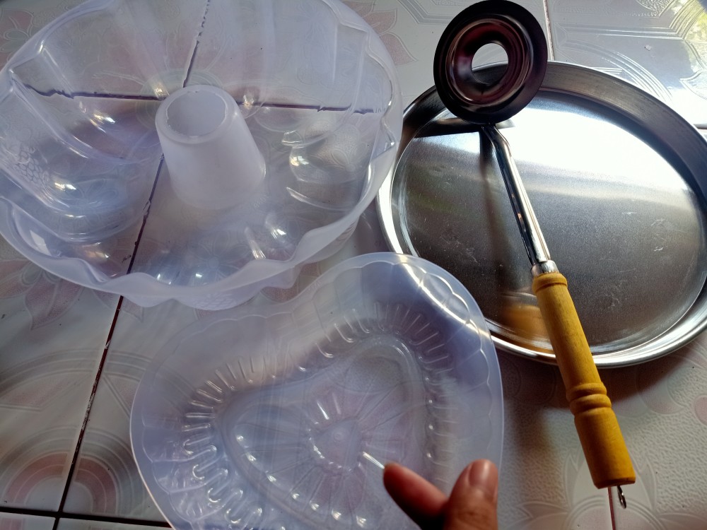 Irus Donat Cetakan Donat Cair Goreng Gagang Kayu