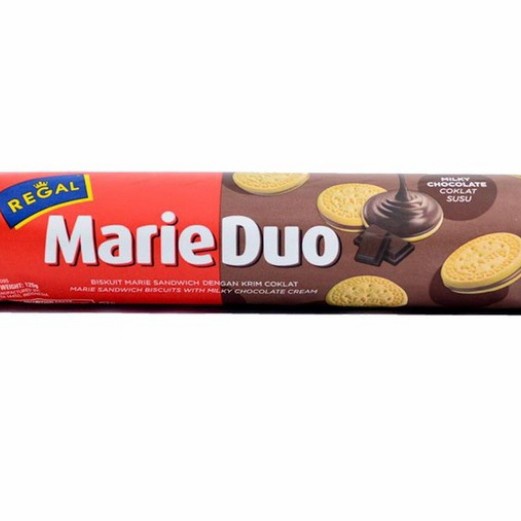 

Biskuit Marie Regal duo roll milky chocholate 100 gram