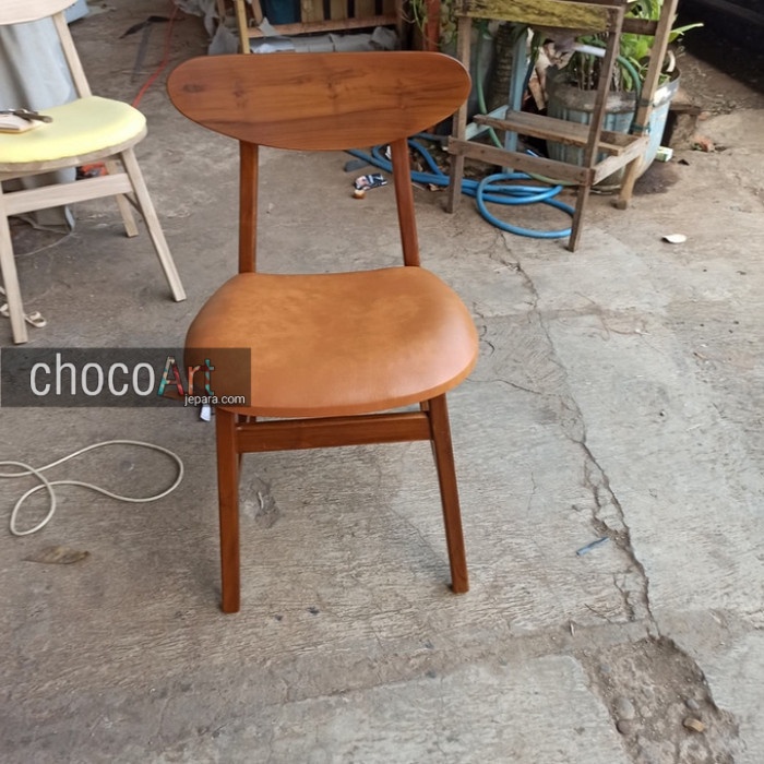 kursi cafe kayu jati Custom Chocoart Jepara kursi bar jati custom mewah