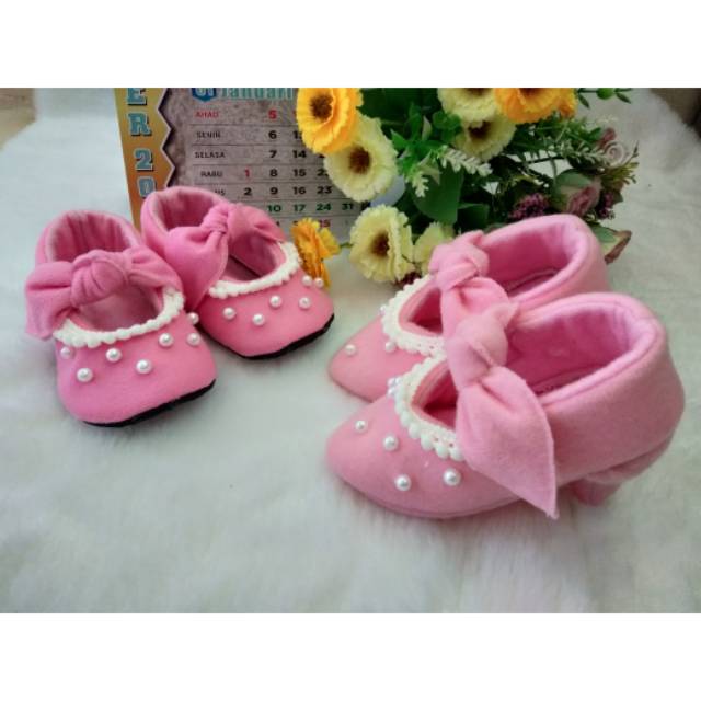 Baby flat shoes(pinkpearl)