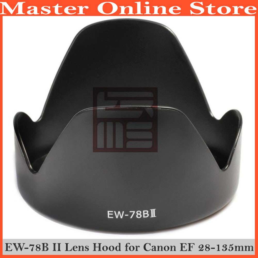 EW-78B II Lens Hood 72 mm 72mm for Lensa Camera DSLR Canon EF 28-135 28-135mm IS USM Murah Meriah