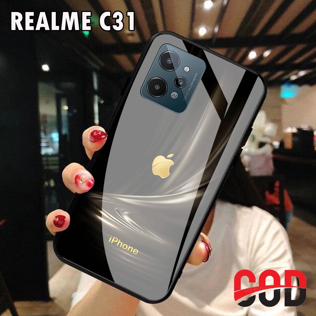 Softcase Kaca Realme C31 - Casing Hp Realme C31  - Case Hp Realme C31 - Softcase Realme C31 [H02]