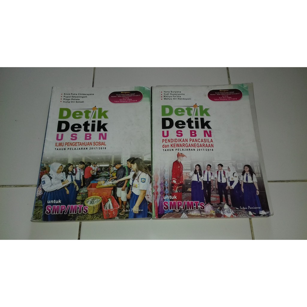 [Preloved] Buku Soal Detik Detik USBN Tahun 2017-2018 untuk SMP Kelas 9 Penerbit Intan Pariwara