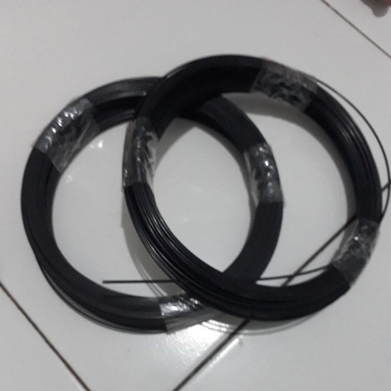 Ruji Fiber 2.5mm ASLI HITAM ROLL