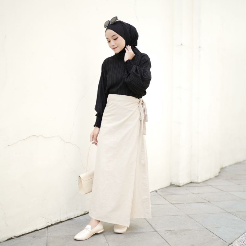 Wrap Skirt / Skirt Korea / Long Skirt