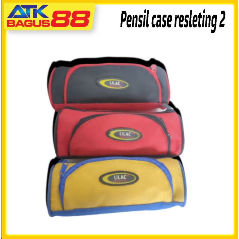 PENSIL CASE 2 SLETING /1 PCS