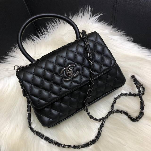 (Promo BUY 1 GET 1 FREE ) CHANEL COCO Handle Bag Lambskin Semi Premium