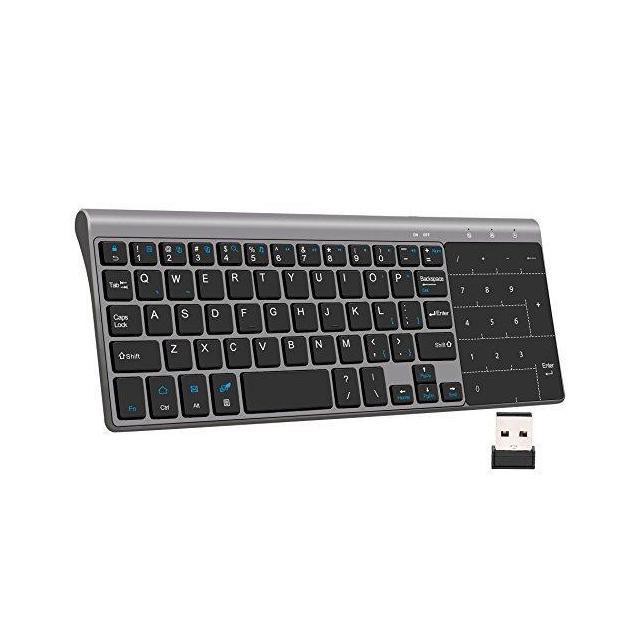 Keyboard Wireless Mini with Trackpad and Numeric Pad 3in1 Function