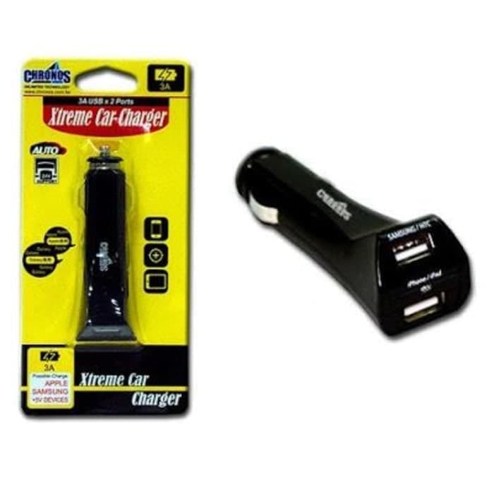 Accessories Chronos Car Charger USB 3A - 2 Port