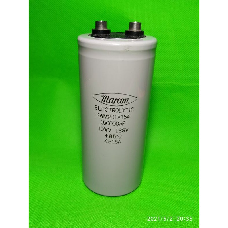 Kapasitor capasitor elko elco MARCON PWM2D1A154 150000uf 10v original cabutan