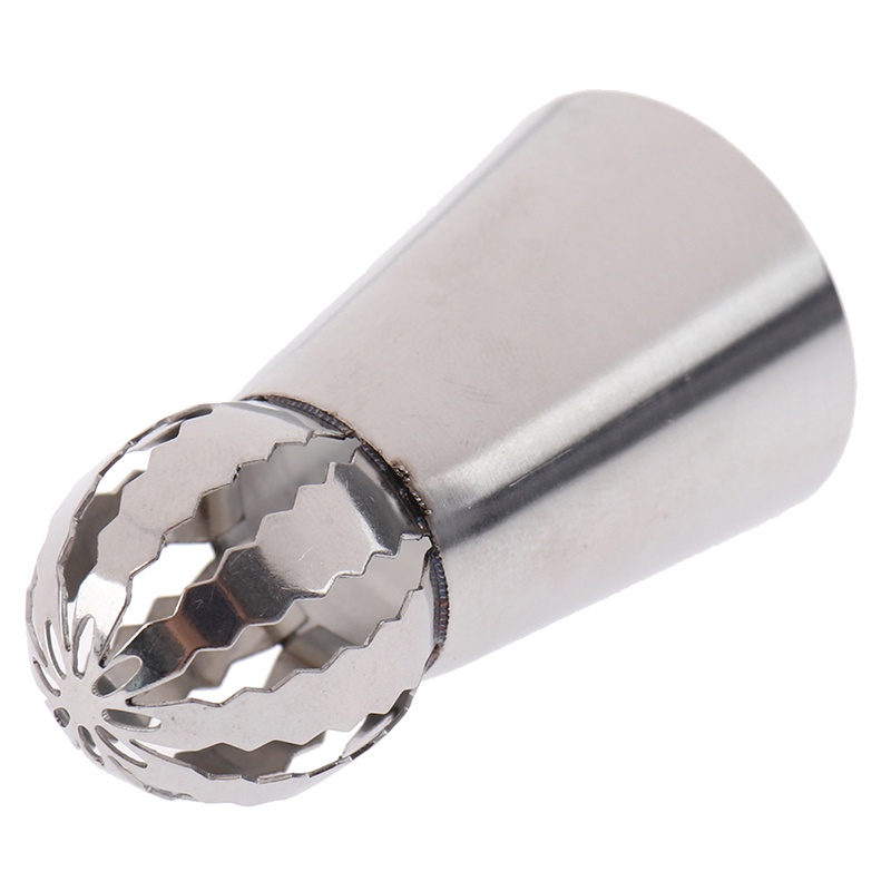 8 Pcs Nozzles Bentuk Bunga Rusia Bahan Stainless Steel Untuk Dekorasi