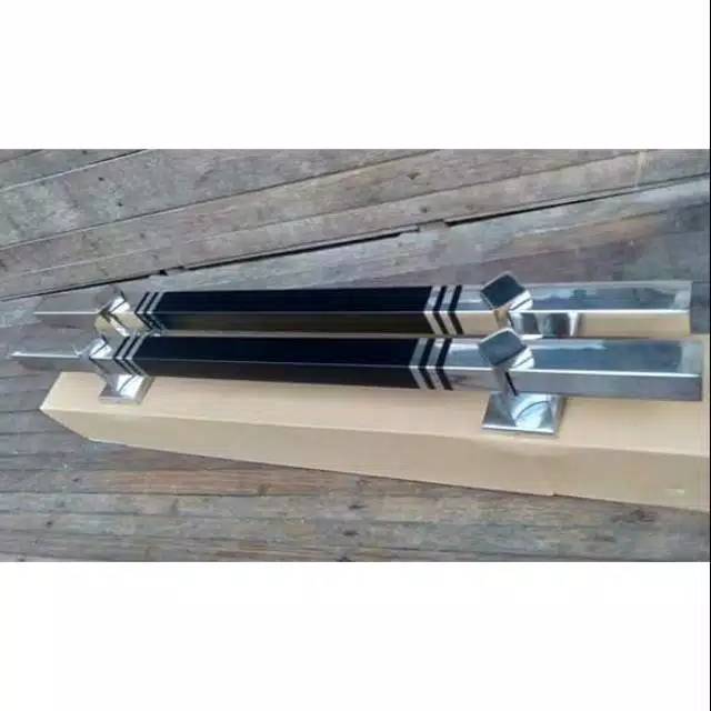 ( 60 Dan 80 CM ) TERMURAH Handle Stainless Stell Kotak 25 x 25 Spb Tarikan Pintu Rumah Minimalis Mod