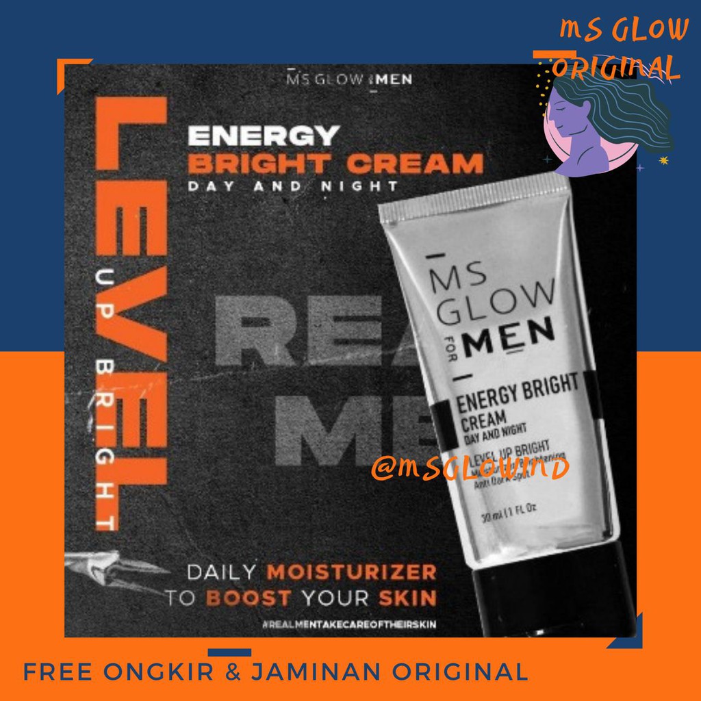 Ms glow ENERGY BRIGHT CREAM MS GLOW FOR MEN