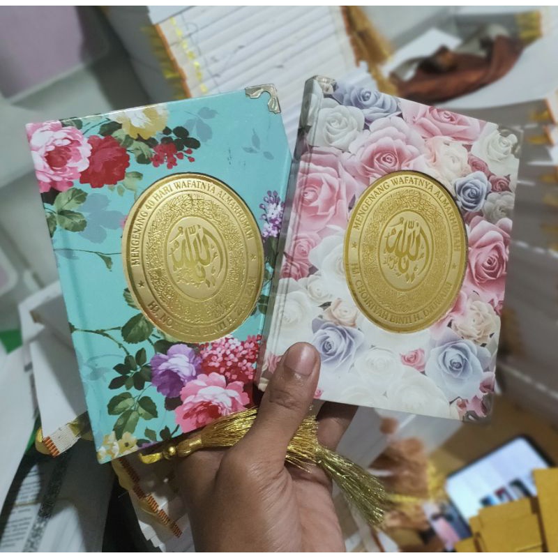 

Cetak Yasin Hardcover Bunga Laminating