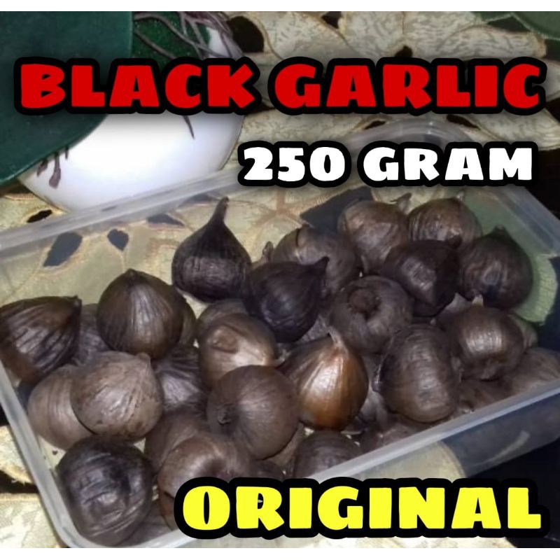 

Black Garlic Bawang Hitam Bawang Lanang 250gr Fresh
