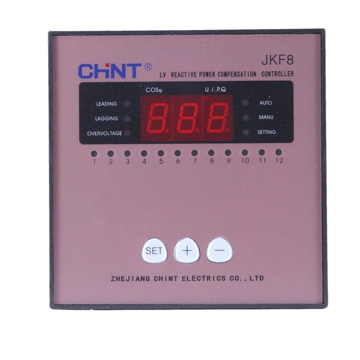Chint JKF8 Intelligent Power Factor Compensation Controller 12 Steps