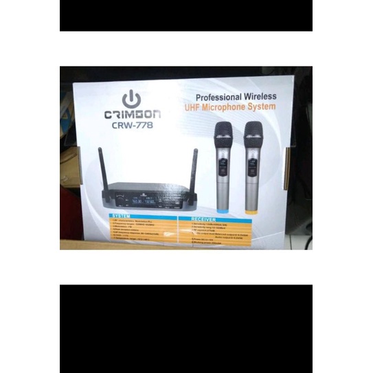 CRIMSON CRW 778PROFESIONAL WIRELESS MICROPHONE