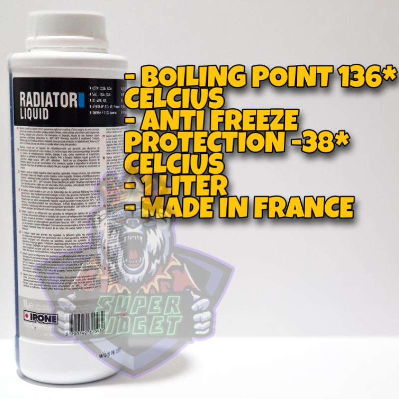 AIR RADIATOR IPONE / IPONE RADIATOR LIQUID COOLANT IMPORT FRANCE 1000%