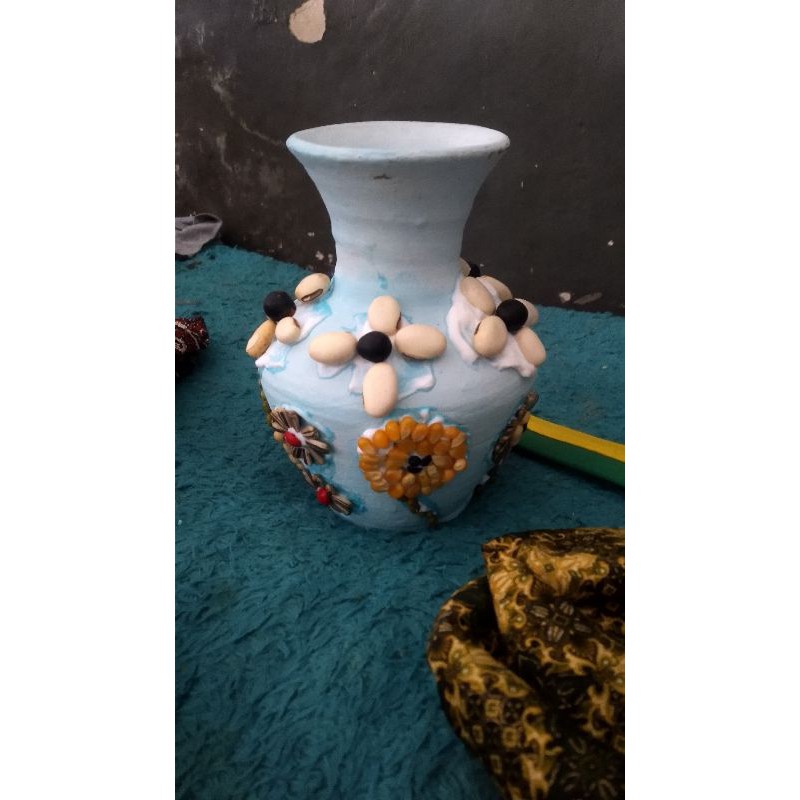 Vas Bunga Full Kolase Biji Bijian Shopee Indonesia