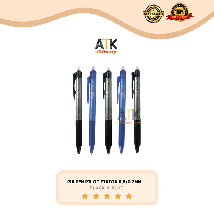 

MURAH Pulpen Pen Frixion Pilot ( pulpen yang bisa dihapus) - 0.5 HITAM
