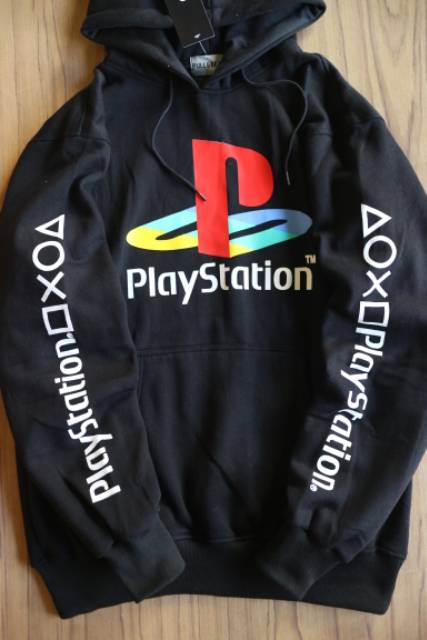 Jaket hoodie playstation full&amp;bear premium