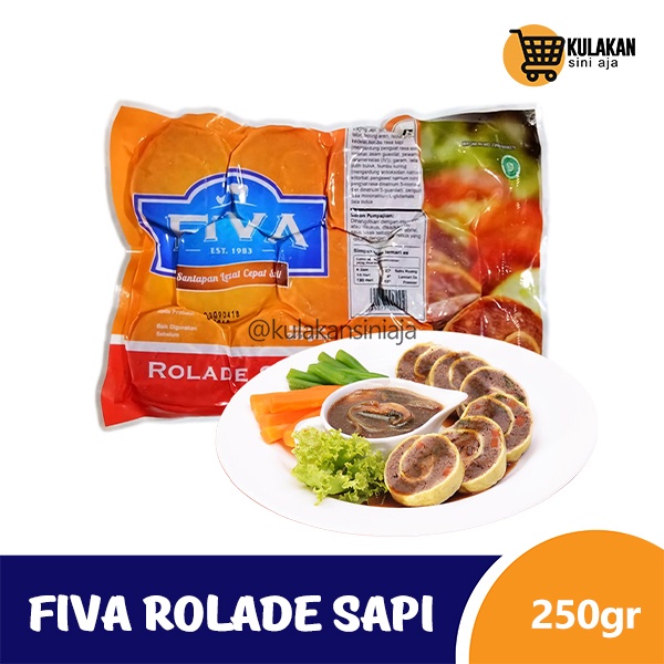 

Fiva Rolade Sapi 250 Gram