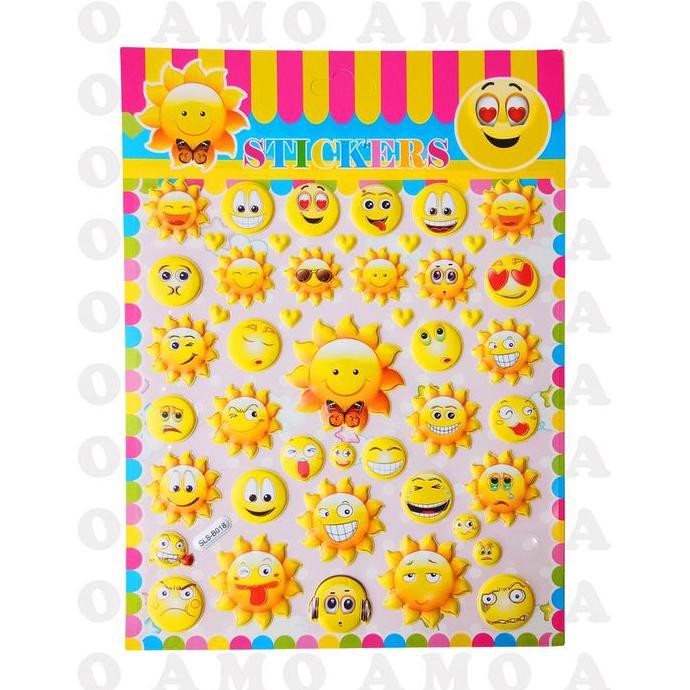 

STICKER STIKER ANAK TIMBUL SMILE SLS-B018